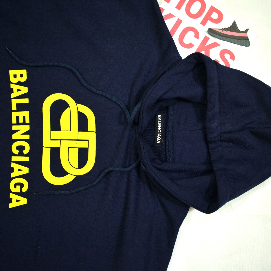 balenciaga hoodie blue